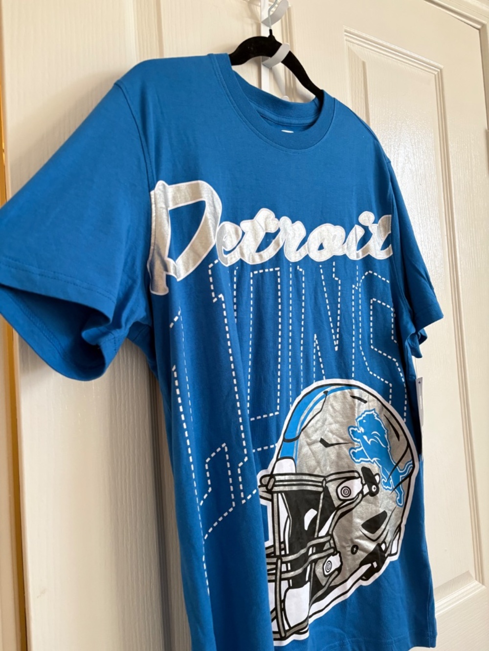 detroit lions mens shirt Blue Size M NWT - Picture 7 of 14